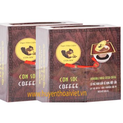 CÀ PHÊ CON SÓC PHIN LỌC ĐÔI ĐEN – CÀ PHÊ NGON MỌI NƠI, MỌI LÚC