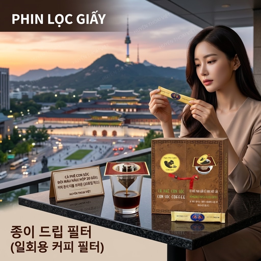 Cà phê Con Sóc ĐÔI NÂU( Hộp 20 gói)