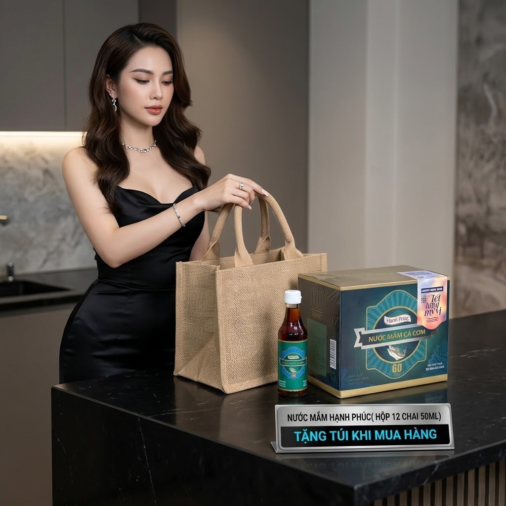 Nước mắm Hạnh Phúc 50ml Hộp 12 Chai