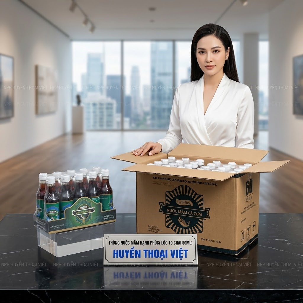 Lốc nước mắm Hạnh Phúc chai 50ml
