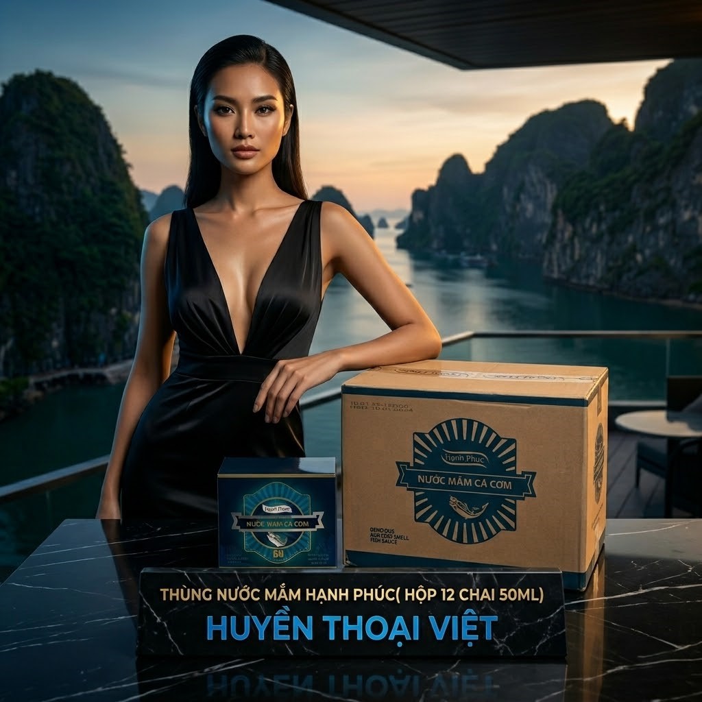 Thùng Hộp Hạnh Phúc 60 độ đạm chai 50ml( THÙNG 10 HỘP)