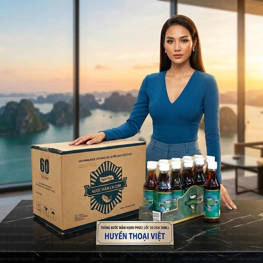 Nước mắm hạnh phúc 60 độ đạm chai 50ml