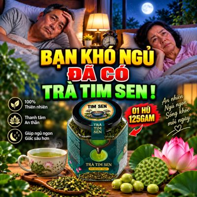 Trà Tim Sen Nguyên Chất - Hũ 125gam